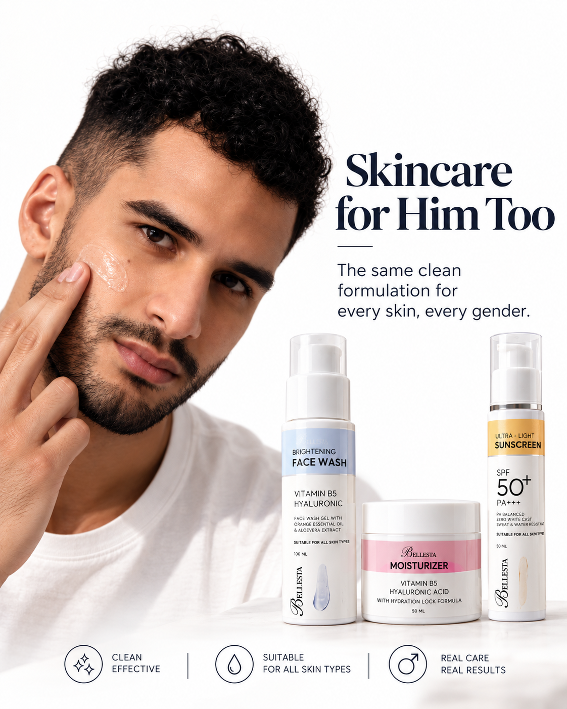 3 Step Glow-Shield Kit | Clear Tan, Control Acne & Get Brighter Skin